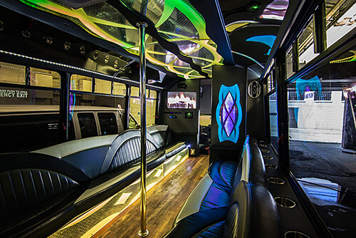 Limo bus rental